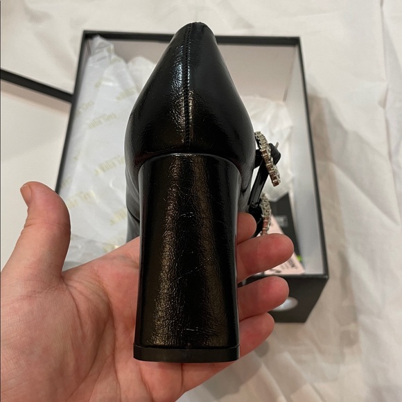 •CAPE ROBBIN• “Selina” Double Strap Mary Jane Heels - Black // NIB - Picture 11 of 16